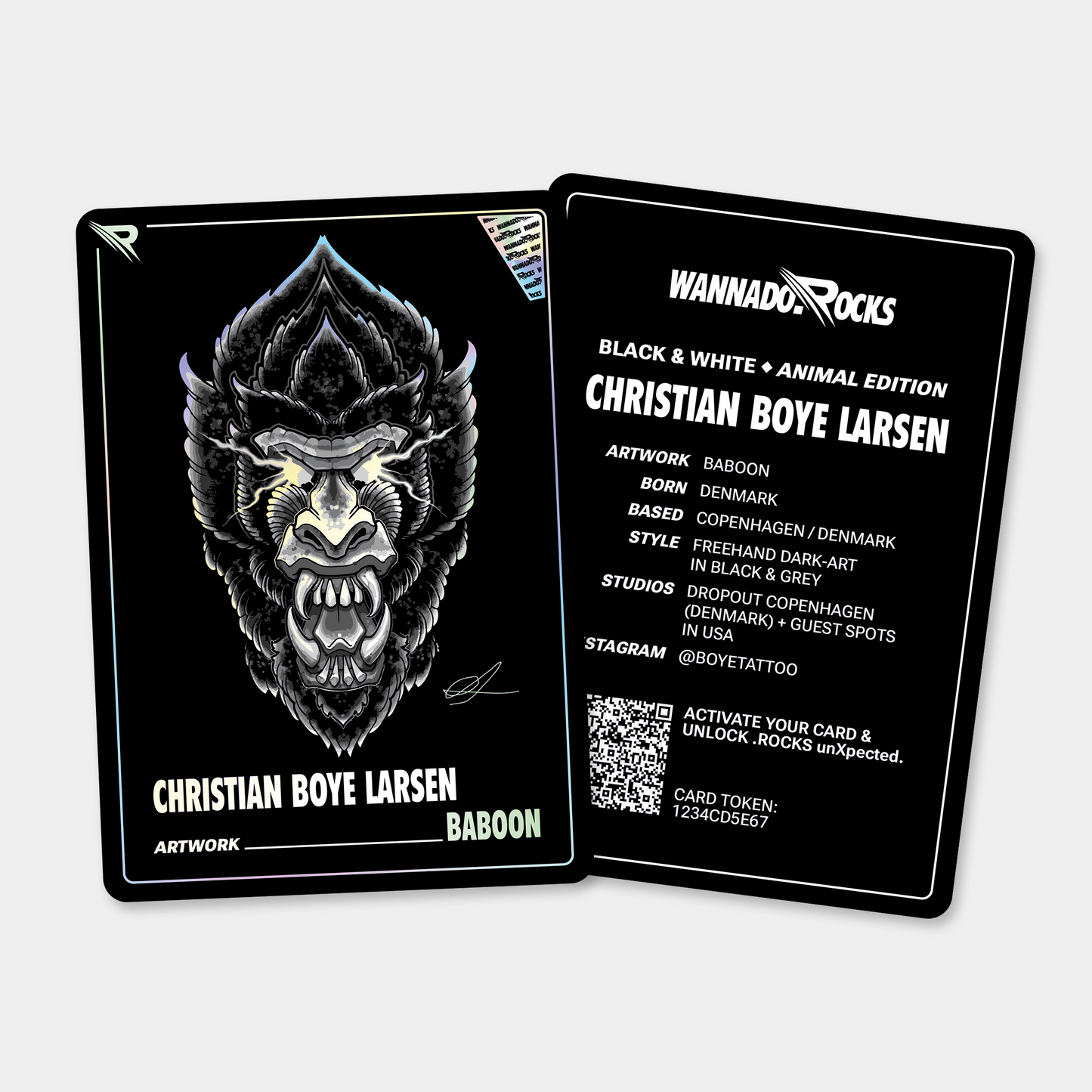 Christian Boye Larsen - Ultra Rare Holo Card (1 Card in Top Loader)